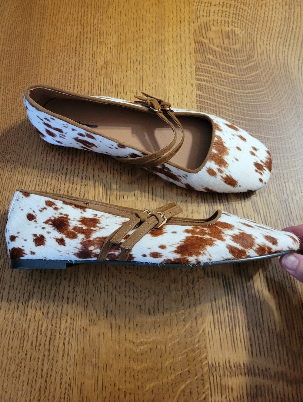 Madewell Greta Haircalf Ballet Flats - Russet Brown spotted - Picture 6 of 10